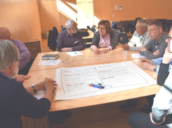 Diskussion in der Gruppe | © Pfarrei-Initiative Schweiz